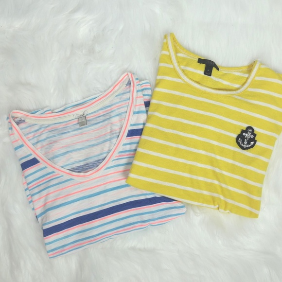 J. Crew Tops - 🆕 J Crew | 2 Striped T Shirts - Medium